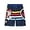 Paw Patrol Multi Stripes, variant on Nickelodeon Paw Patrol Boys Swim Trunks - Chase Marshall Rubble UPF50+ Quick Dry Boys Swim Shorts (2T-7)