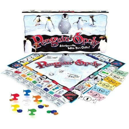 UPC: 0730799061189 | Late for The Sky Peng Penguin-Opoly Board Game
