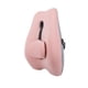 thumbnail image 5 of Almohada de apoyo lumbar Almohada de asiento con correas Cojín de respaldo de silla ergonómica Suministros para asiento de viaje Silla de oficina Rosa, 5 of 9