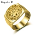 thumbnail image 2 of Joyas y otros complementos Anillo Hombre Hip Hop Plata Oro Corona Heartbreak Finger Ring Zhivalor 221884-3, 2 of 4