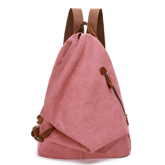 Canvas Vintage Backpack Large Casual Daypack Outdoor Travel Rucksack Hiking Backpacks Shoulder Bag for Men Women