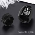thumbnail image 4 of 1set Column Zinc Alloy Cremation Urn with Velvet Packing Pouches Polishing Cloth Disposable Flatware Spoons 1.59 inch Capacity: 30ml(1.01fl. oz), 4 of 7