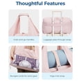 thumbnail image 4 of Weekend Travel Duffel Bags,Large Capacity Women's Gym Bag,for Yoga, gym, travel, weekend getaway, Pink, 4 of 5