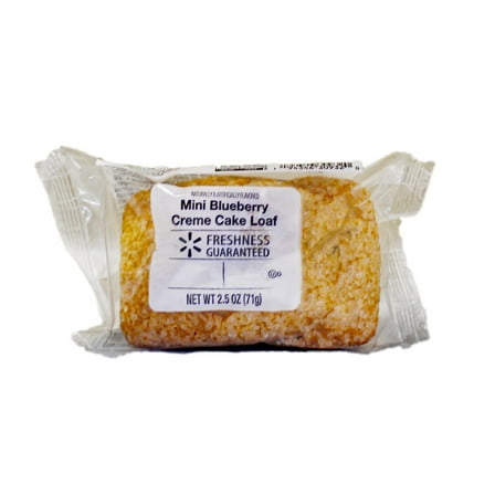 Freshness Guaranteed Mini Blueberry Crème Cake Loaf, 2.5 oz