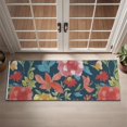 thumbnail image 2 of Pioneer Flower Floral Print Pattern Door Rugs,Washable Non Slip Door Mats Indoor,Decorative Door Mats,Entry Mat Indoor for Entrance,Bedroom,Kitchen,Bathroom,16"x47", 2 of 6
