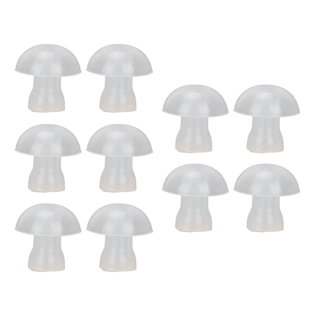 Accesorios Para Puntas De Silicona 10 Piezas Puntas Para Los Oídos Reemplazo Suave Cúpulas Universales Puntas Para Los Oídos Para Tapones Para Los Oídos L 14 Mm / 0.56in