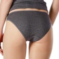 thumbnail image 2 of SKINY Mujer Calzoncillos de Río, paquete de 4 - Calzoncillos de bikini, algodón estirado, básico Gris L (Large), 2 of 5