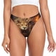thumbnail image 1 of Balery Cool Fire Lion Tangas de Algodón para Mujer con Estampado – Ropa Interior Sexy, Transpirable, G-string-3X-Large, 1 of 6