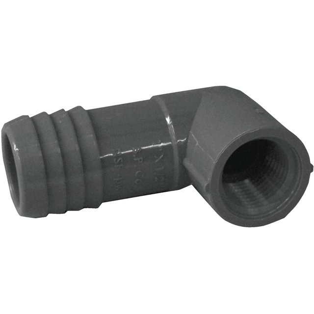 Conexión de manguera PLUMB Reeze BOSHART Elbow Poly 1BARBX1/2FPT