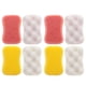 thumbnail image 3 of 8pcs Esponjas de ducha de baño Esponjas exfoliantes de doble cara Limpiadores corporales de limpieza, 3 of 3