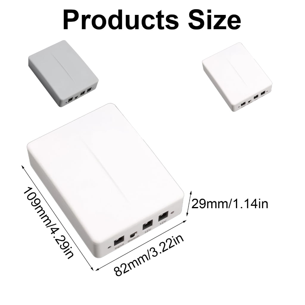 WINDLAND Uninterruptible Power UPS with DC12V Port for Stable Connectivities Battery