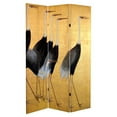 thumbnail image 3 of Oriental Furniture 6 ft. Tall Double Sided Cranes Room Divider - 4 Panel, 3 of 3