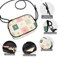 thumbnail image 3 of FORMRS Mini Crossbody Bag for Women Adjustable Shoulder Rope Travel Casual Phone Purse, Beige Abstract, 3 of 7