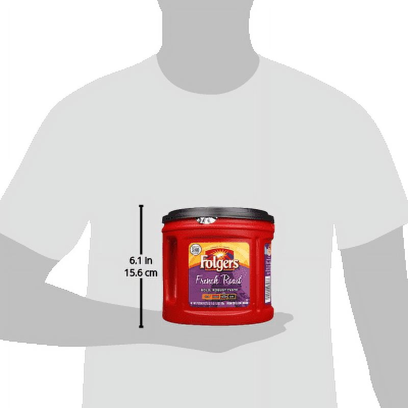 Folgers Mountain Grown French Roast Med-Dark Ground Coffee
