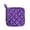 Purple, variant on 2-Pack Quilted Cotton Pot Holder Trivet, Multi-Purpose Heat Resistant Kitchen Pad, Versatile Cookware Accessory For Cooking Baking BBQ Dining(Purple)