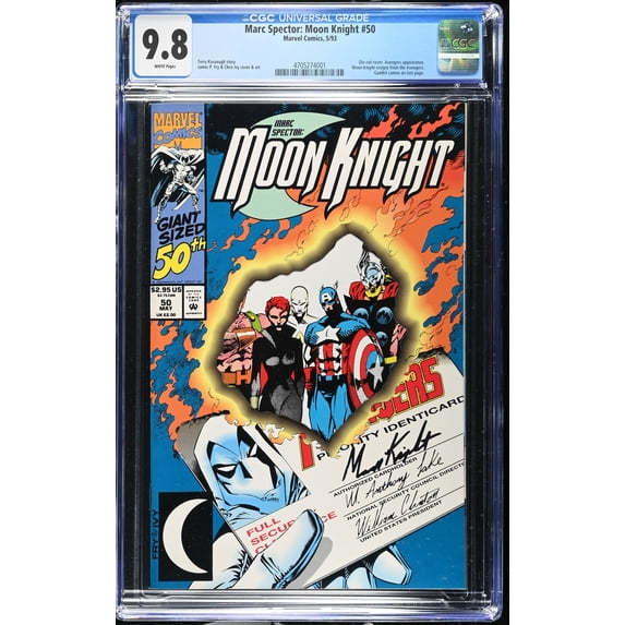 Marc Spector: Moon Knight #50 - CGC 9.8 Comic Book