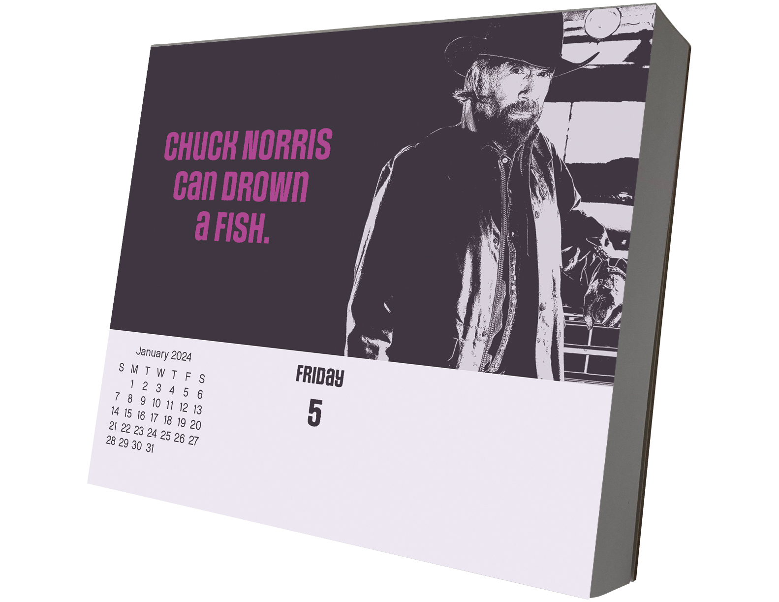 2024 Chuck Norris Box Calendar