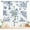 Floral-14, variant on Blue Floral Curtains, Boho Vintage Flower Leaf Chinoiserie Retro Spring Oriental Asian Style Aesthetic Window Curtains for Living Room Bedroom Kitchen Bathroom 2 Panels, 55x39 Inch