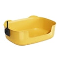 thumbnail image 4 of Large Cat Litter Box with High Sides for Indoor Cats, Low Entry Open Top Cat Litter Pan for Kittens, One Piece Spill Proof Litter Tray, Anti-Splash Pet Litter Box for Cats, 4 of 7