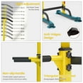 thumbnail image 2 of PROHIKER Power Tower Dip Station, Pull Up Bar Stand Power Rack with Backrest, Height Adjustable Strength Training Equipment for Fitness Home Workout, Yellow, 2 of 8