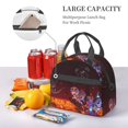 thumbnail image 5 of Lsque The Binding of Isaac Pattern Lunch Bag ,Insulated Lunch Box, Small Leakproof Cooler Food Lunch Containers Reusable High Capacity Lunch Tote Bags, 5 of 7