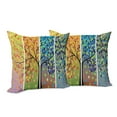 thumbnail image 6 of Ambesonne Colorful Throw Pillow Cover 2 Pack, Digital Drawing, 20", Multicolor, 6 of 6