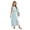 Light Blue, variant on Aislor Kids Girls Greek Princess Toga with Headband One Shoulder Chiffon Maxi Ball Gown for Halloween Cosplay Party Light Blue 14