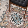 thumbnail image 4 of LaDole Rugs Traditional Paisley Design Persian Bordered Ikat Area Rug - Amazing 9x12 Room Decor Carpet for Living Room, Bedroom, Kitchen, and Office - Multicolor, 9x12 (9' X 12'5", 275cm x 380cm), 4 of 11