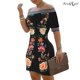 thumbnail image 1 of T.I vestido corto de hombro fuera de la piel amigable con la piel poliéster Vintage Bodycon Midi fiesta vestido de cóctel para bailepangjing, 1 of 4