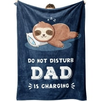 Grandma Birthday Gifts, Grandma is Charging Sloth Blanket, Gifts for Grandma from Grandkids, Grandma Gifts for Grandparents Day Christmas, Super Soft Throws Blanket for Grandma 60" x 50"