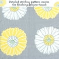 thumbnail image 4 of Copper Grove  Craigmore Gray Yellow Floral Print Quilt Bedding Set King 3 Piece, 4 of 5