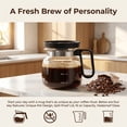 thumbnail image 2 of 16 Oz Coffee Pot Mug,Mini Coffee Pot Cup,with Spill Proof Lid Heatproof Glass Mug Large Capacity ideal Gift for Coffee Lovers (1pcs), 2 of 5