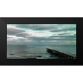 thumbnail image 2 of Villa, Milli 24x14 Black Modern Framed Museum Art Print Titled - Dock Out To Sea, 2 of 5
