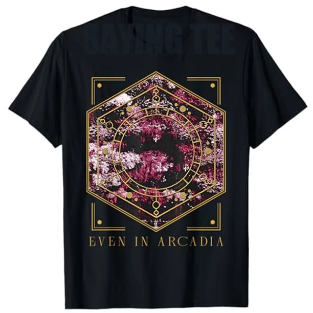 Camiseta Retro Even in Vintage Arcadia para hombre y mujer, traje gráfico de moda de verano, camiseta de manga corta a la moda, Top Y2k