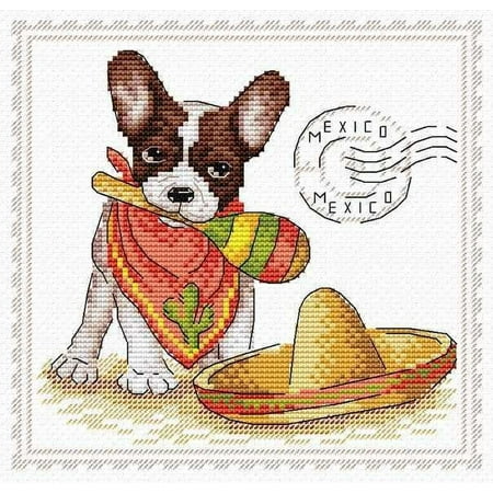 UPC: 4627077367605 | Counted Cross Stitch Kit Best Friend M-069 / SM-069 by MP Studia Needlework