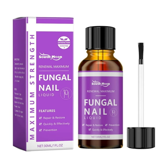 Solución para el cuidado de las uñas de South Moon, limpieza y cuidado suave, cuidado de las uñas de manos y pies, solución nutritiva para el cuidado diario