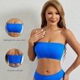 thumbnail image 2 of Censtreet Strapless Bra for Women Non-Slip Bandeau Bra Wireless Tube Top Bralette, 2 of 2