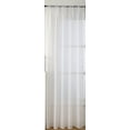 thumbnail image 3 of Tony's Collection 4 Panels Bohemian Sheer Voile Curtains Half Snow Design with Rod Pocket for Decorating Living Room/Bedroom,52''WX84''L, 3 of 11