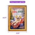 thumbnail image 5 of Watercolor Hello Winter Labrador Retriever Chill Christmas Welcome Acrylic Plaque with Wood Photo Frame Box Lab Dog Lover Gifts Light Box - 00016, 5 of 5