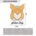 thumbnail image 3 of Easygdp Prince Corgi Dog Garden Flag Yard Flag Welcome Flag, Double-Sided, Weather Resistant for Outdoor Decor - 28"x40", 3 of 9