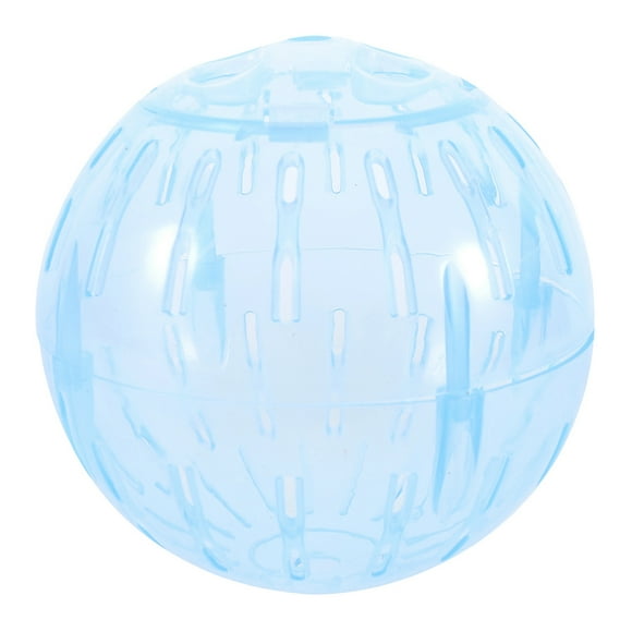 GOOHOCHY Pelota de ejercicio para animales pequeños, transparente, para hámster, juguete para hámster, divertida pelota para hámster, juguete de peluche falso para hámster.