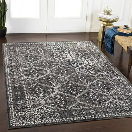 Bloomsbury Market Gerber Updated Charcoal Gray Area Rug Bloomsbury Market Gerber Updated Charcoal Gray Area Rug
