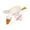 As shown, variant on REZUOFI 1 Pcs White Plush Duck Pillow Soft Hugging Stuffed Toy Cozy Body Support for Sleeping Sofa Decor Cute Realistic Animal Gift 50CM