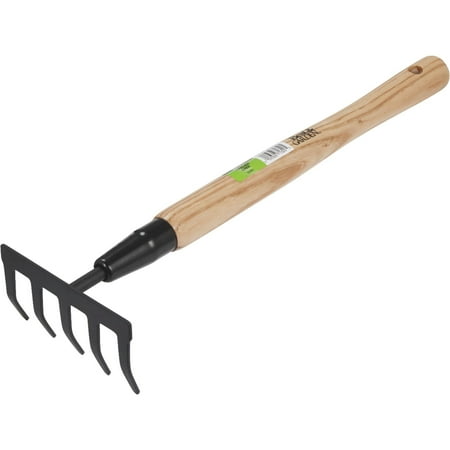 Best Garden 5 In. Steel Level Garden Rake (5-Tine) GT-9030 ...