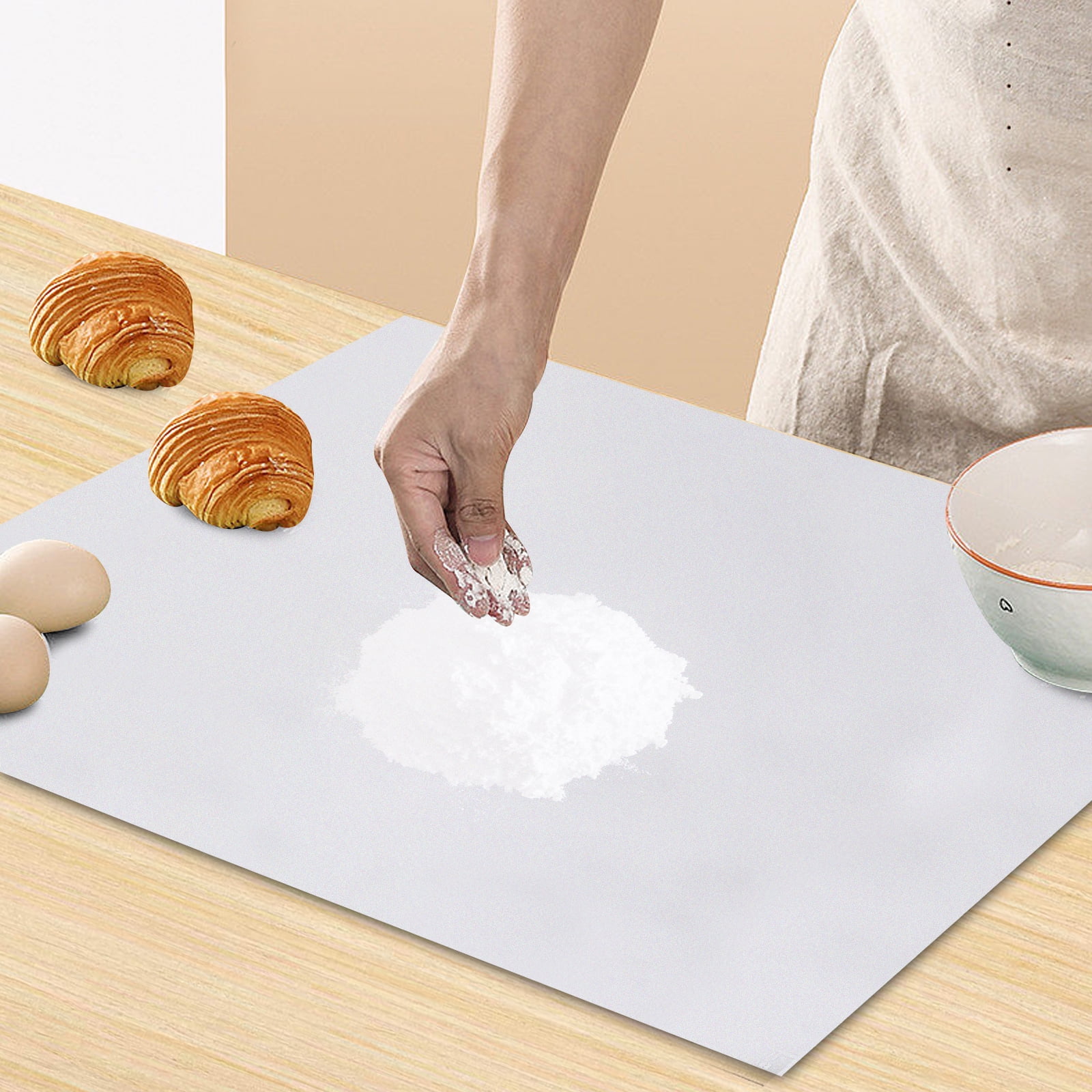 Large Cutting Boards, Stainless Steel Cutting Board Kitchen, Non-Slip “L” Shape Pastry Board, Cutting Mats, Stainless Steel Chopping Board, Metal Cutting Board (Size: 60X40cm)