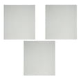 thumbnail image 1 of Furnish My Place Abstract Contemporary Geometrical View Square Pattern Modern Plush Two Tone High Low Pattern Rug, Home Decor Mat, Made in USA - Framed Ivory, 2' x 2' Square - Set of 3, 1 of 5