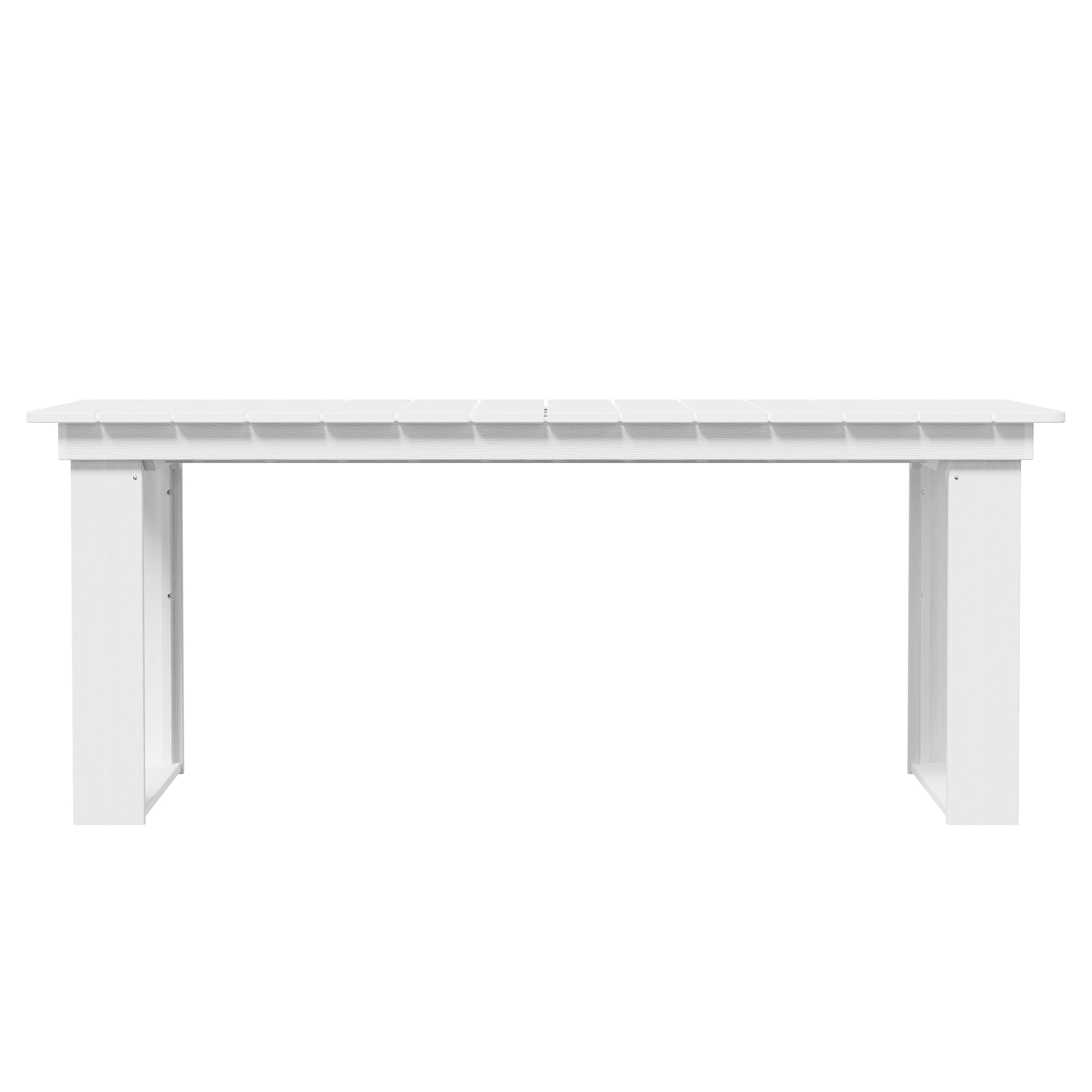 Better Homes & Gardens Ezra Outdoor Dining Table, HDPE, White