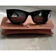 thumbnail image 3 of MIU MIU Woman Sunglasses MU 09WS Black And Gold Dark Grey Lenses FREE Shipping!!, 3 of 6