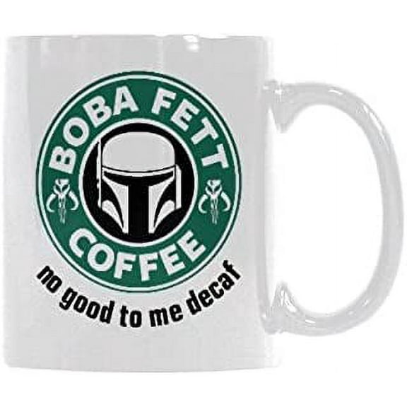 Boba Fett's Coffee Coffee Mug Ceramic Material Mugs Tea Cup White 11oz