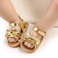 thumbnail image 5 of URMAGIC Baby Girls Summer Sandals Non Slip Soft Sole Infant Dress Shoes for Newborn Toddler, 5 of 11